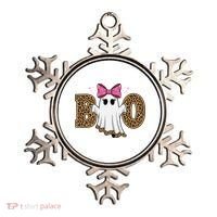 Cute Halloween Boo Ghost Vibes Spooky Season Ornament thumb 0