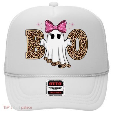Cute Halloween Boo Ghost Vibes Spooky Season Hat