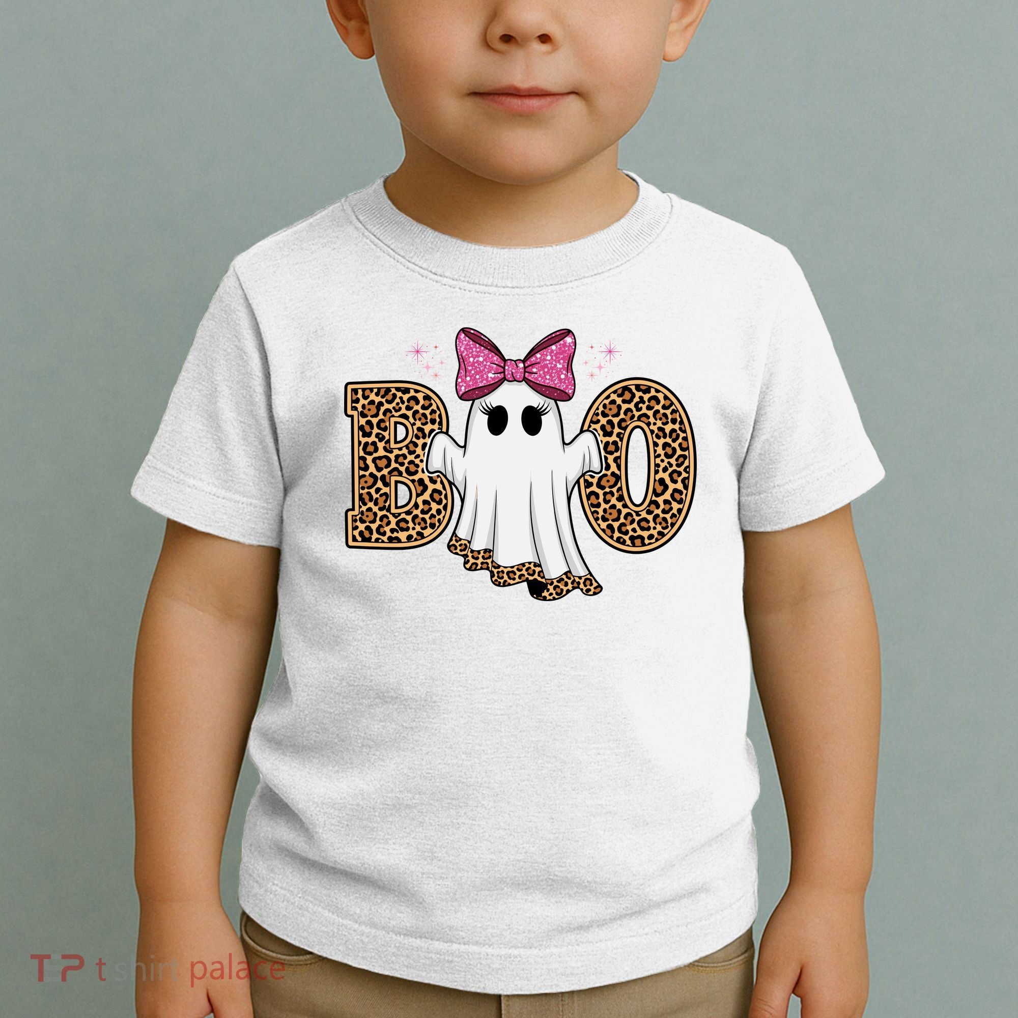 Cute Halloween Boo Ghost Vibes Spooky Season Toddler T-Shirt