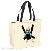 Carlos Hangover Baby with sunglasses in a strap Tote Bag thumb 2