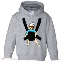 Carlos Hangover Baby with sunglasses in a strap Toddler Hoodie thumb 0