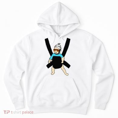 Carlos Hangover Baby with sunglasses in a strap Hoodie