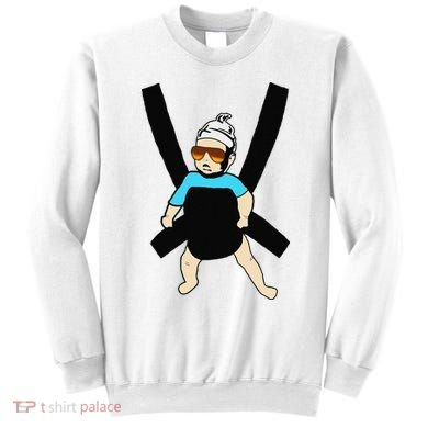 Carlos Hangover Baby with sunglasses in a strap Sweatshirt