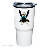 Carlos Hangover Baby with sunglasses in a strap Tumbler thumb 0