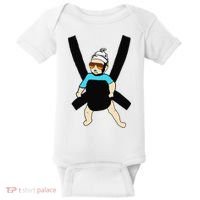 Carlos Hangover Baby with sunglasses in a strap Baby Bodysuit thumb 0