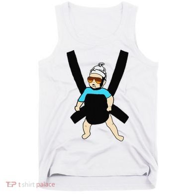 Carlos Hangover Baby with sunglasses in a strap Tank Top