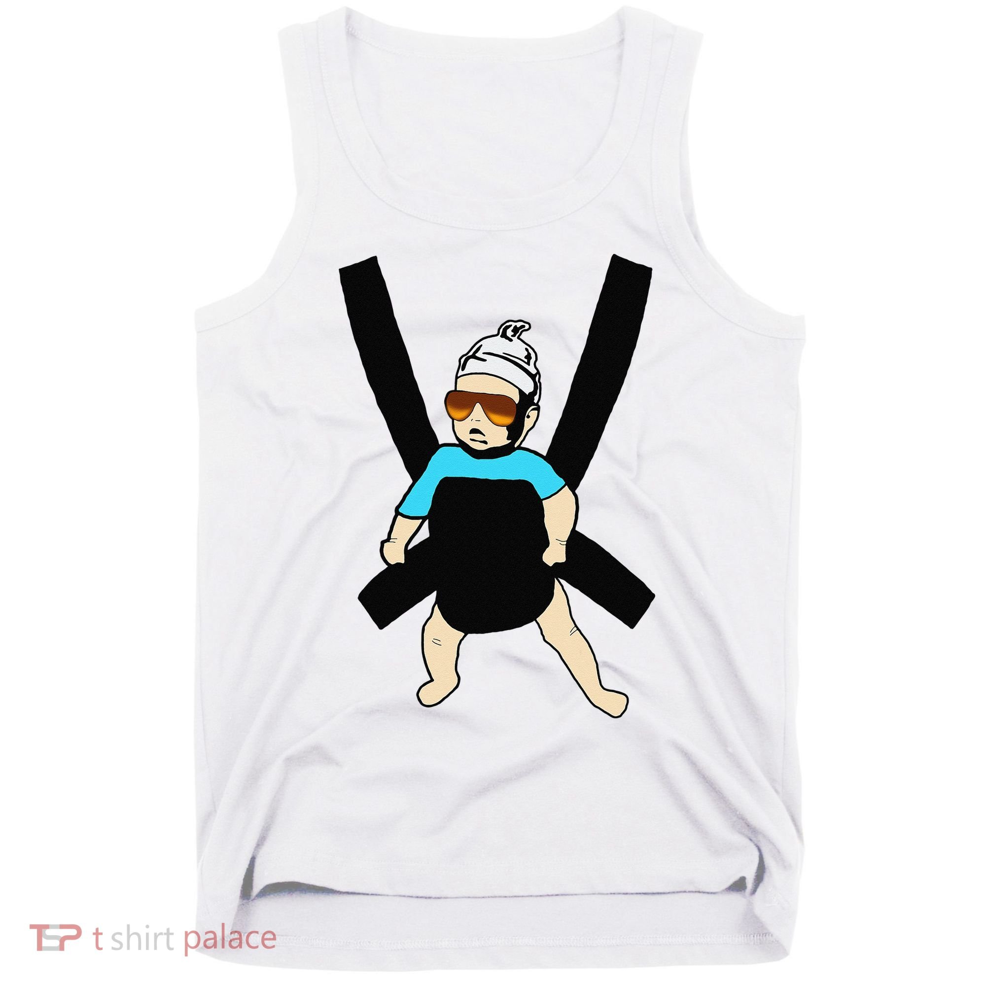 Carlos Hangover Baby with sunglasses in a strap Tank Top