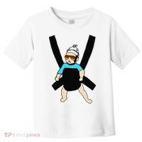 Carlos Hangover Baby with sunglasses in a strap Toddler T-Shirt thumb 0