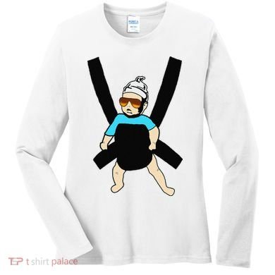 Carlos Hangover Baby with sunglasses in a strap Women's Long Sleeve Shirt