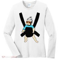 Carlos Hangover Baby with sunglasses in a strap Women's Long Sleeve Shirt thumb 0