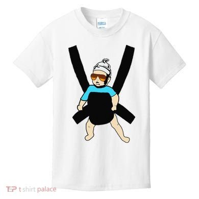Carlos Hangover Baby with sunglasses in a strap Kids T-Shirt