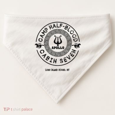 Camp Half Blood Percy Jackson Cabin Seven USA-Made Doggie Bandana