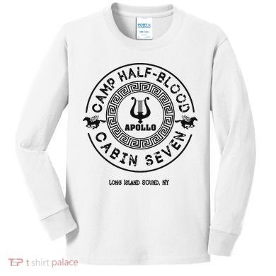 Camp Half Blood Percy Jackson Cabin Seven Kids Long Sleeve Shirt