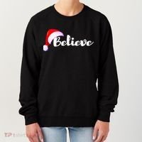 Christmas Holidays Believe Santa Claus Women's Sweatshirt thumb 0