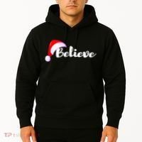 Christmas Holidays Believe Santa Claus Hoodie thumb 2