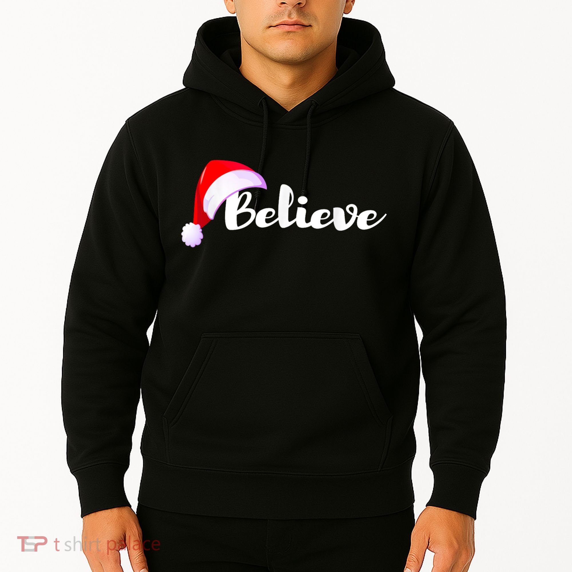 Christmas Holidays Believe Santa Claus Hoodie