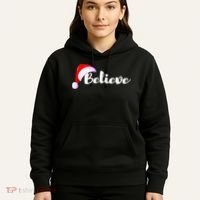 Christmas Holidays Believe Santa Claus Hoodie thumb 5