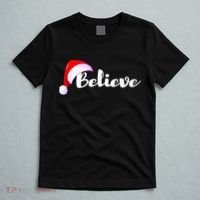 Christmas Holidays Believe Santa Claus T-Shirt thumb 5