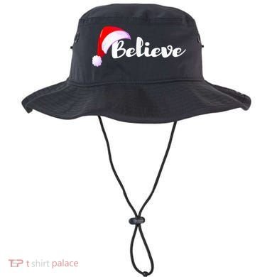 Christmas Holidays Believe Santa Claus Bucket Hat
