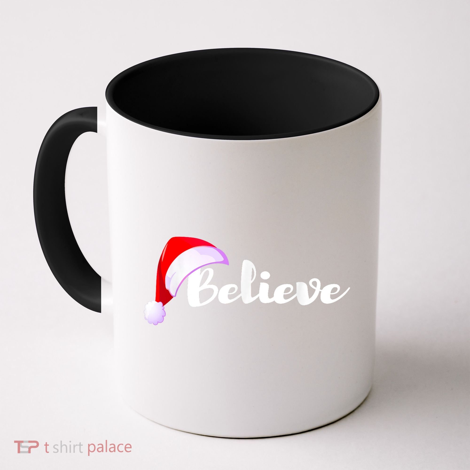 Christmas Holidays Believe Santa Claus Coffee Mug