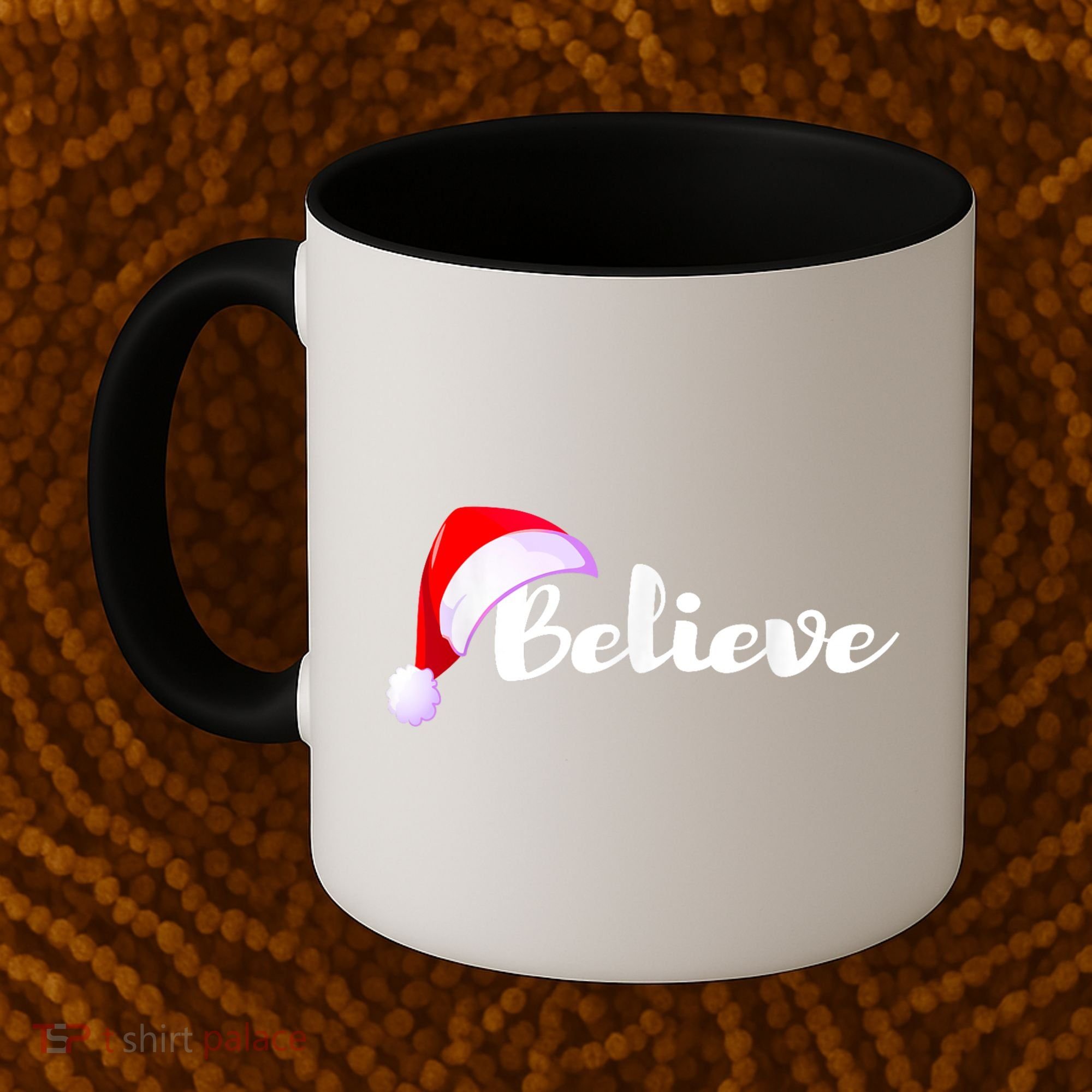 Christmas Holidays Believe Santa Claus Coffee Mug