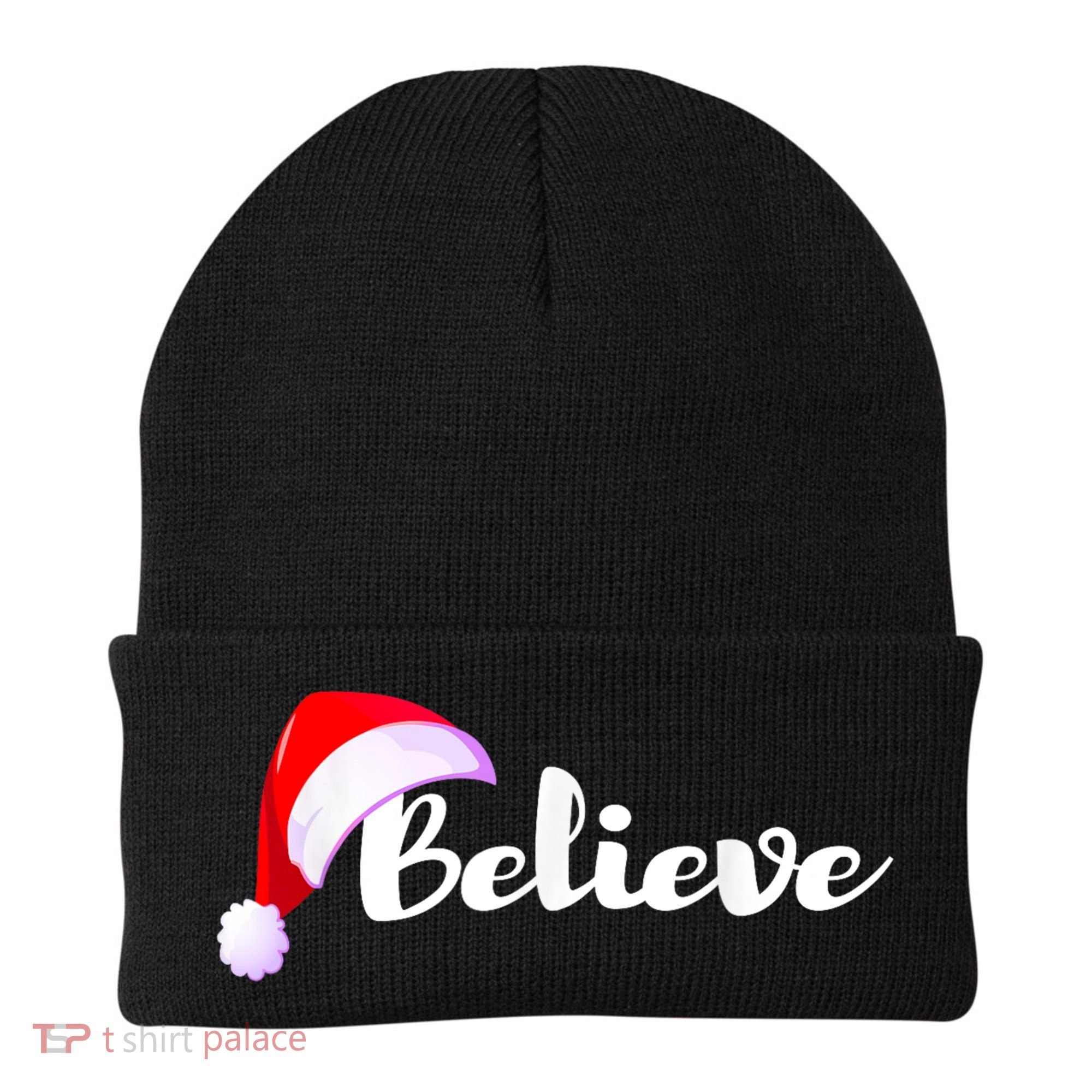 Christmas Holidays Believe Santa Claus Beanie
