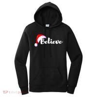 Christmas Holidays Believe Santa Claus Women's Hoodie thumb 0