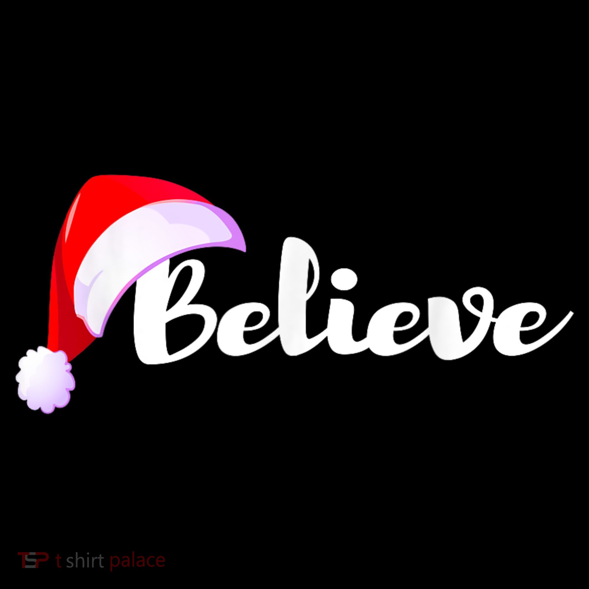 Christmas Holidays Believe Santa Claus Women's Hoodie