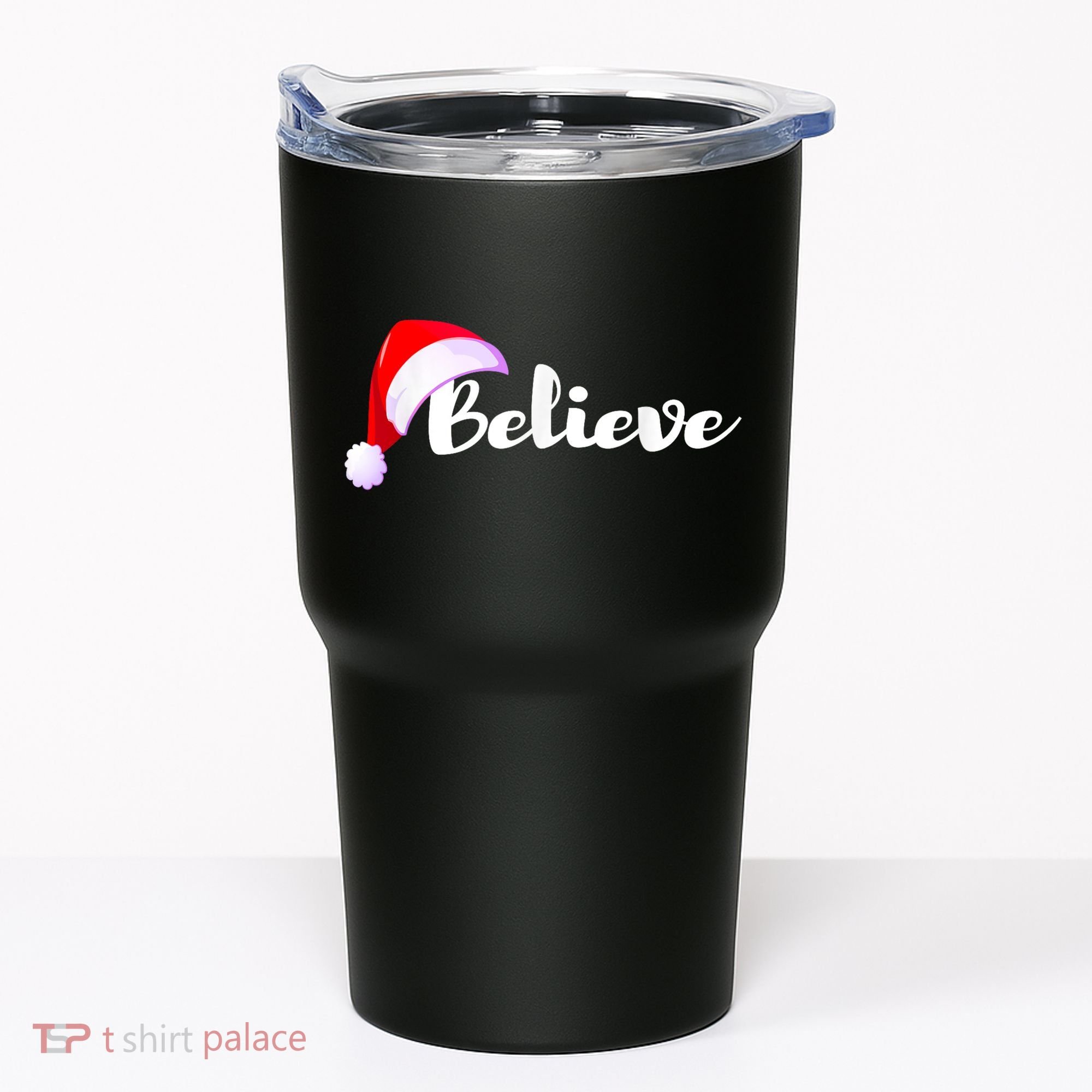 Christmas Holidays Believe Santa Claus Tumbler