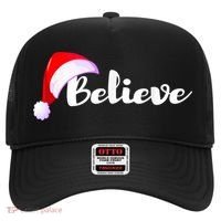 Christmas Holidays Believe Santa Claus Hat thumb 0