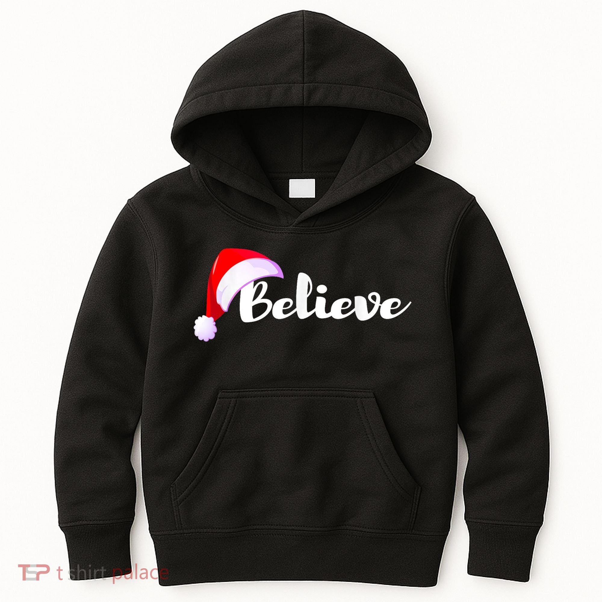 Christmas Holidays Believe Santa Claus Kids Hoodie