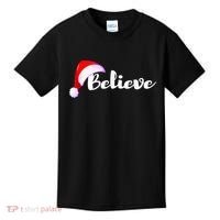 Christmas Holidays Believe Santa Claus Kids T-Shirt thumb 0