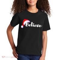Christmas Holidays Believe Santa Claus Kids T-Shirt thumb 2