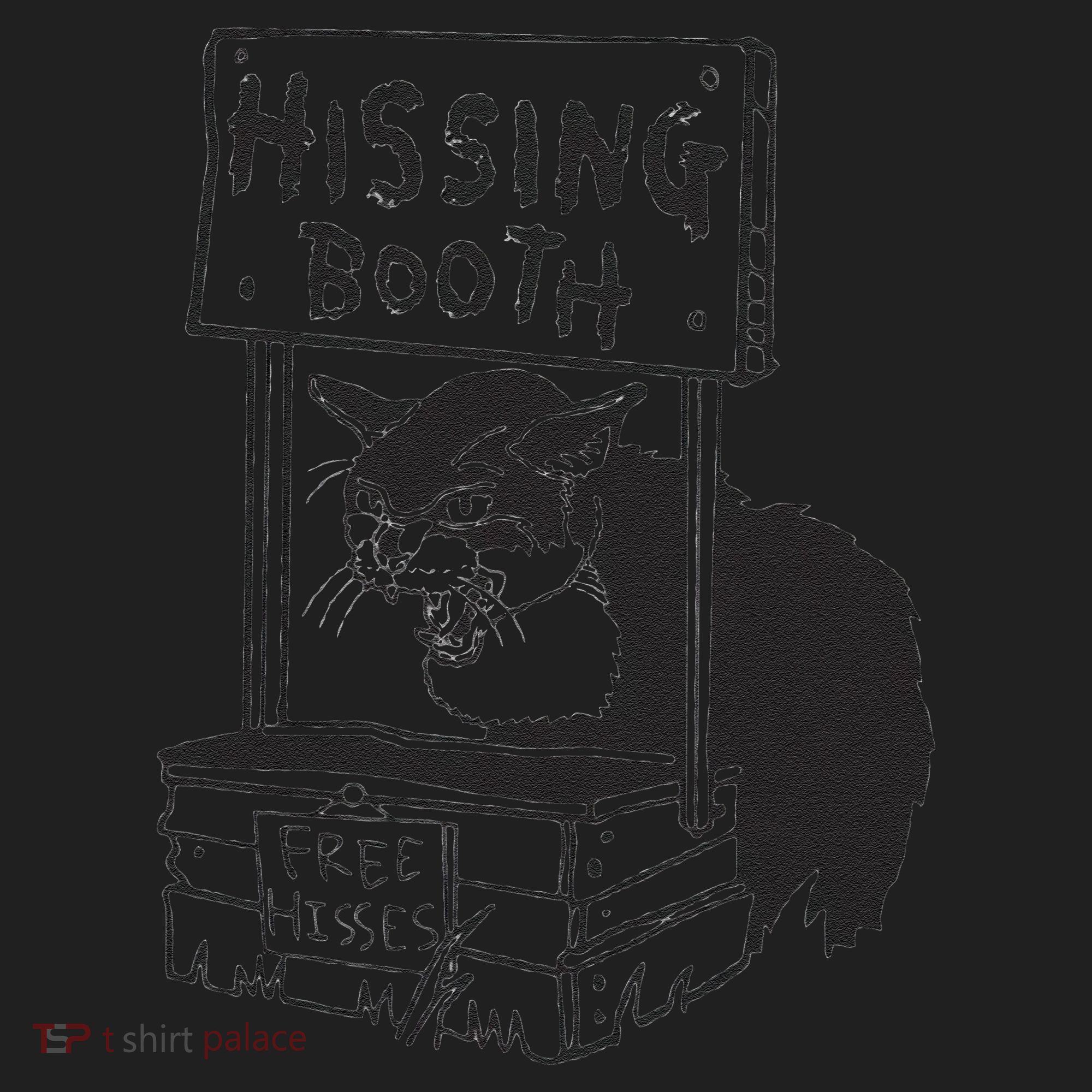 Cat Hissing Booth Free Hisses Women's Sweatshirt
