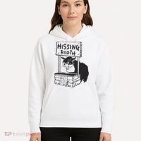 Cat Hissing Booth Free Hisses Hoodie thumb 5