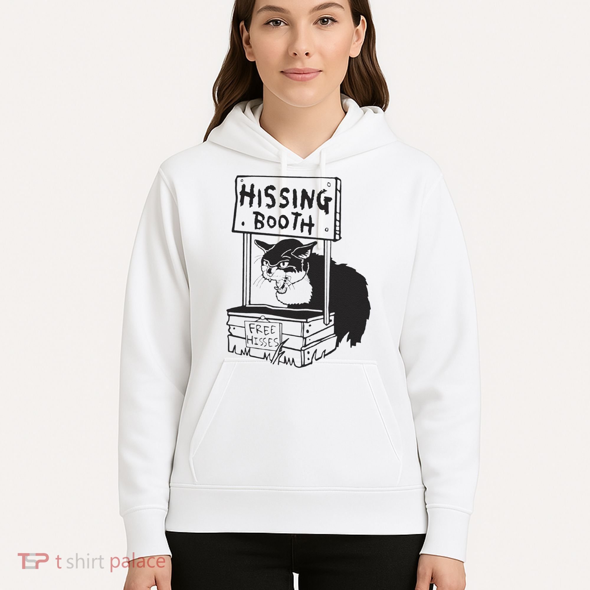 Cat Hissing Booth Free Hisses Hoodie