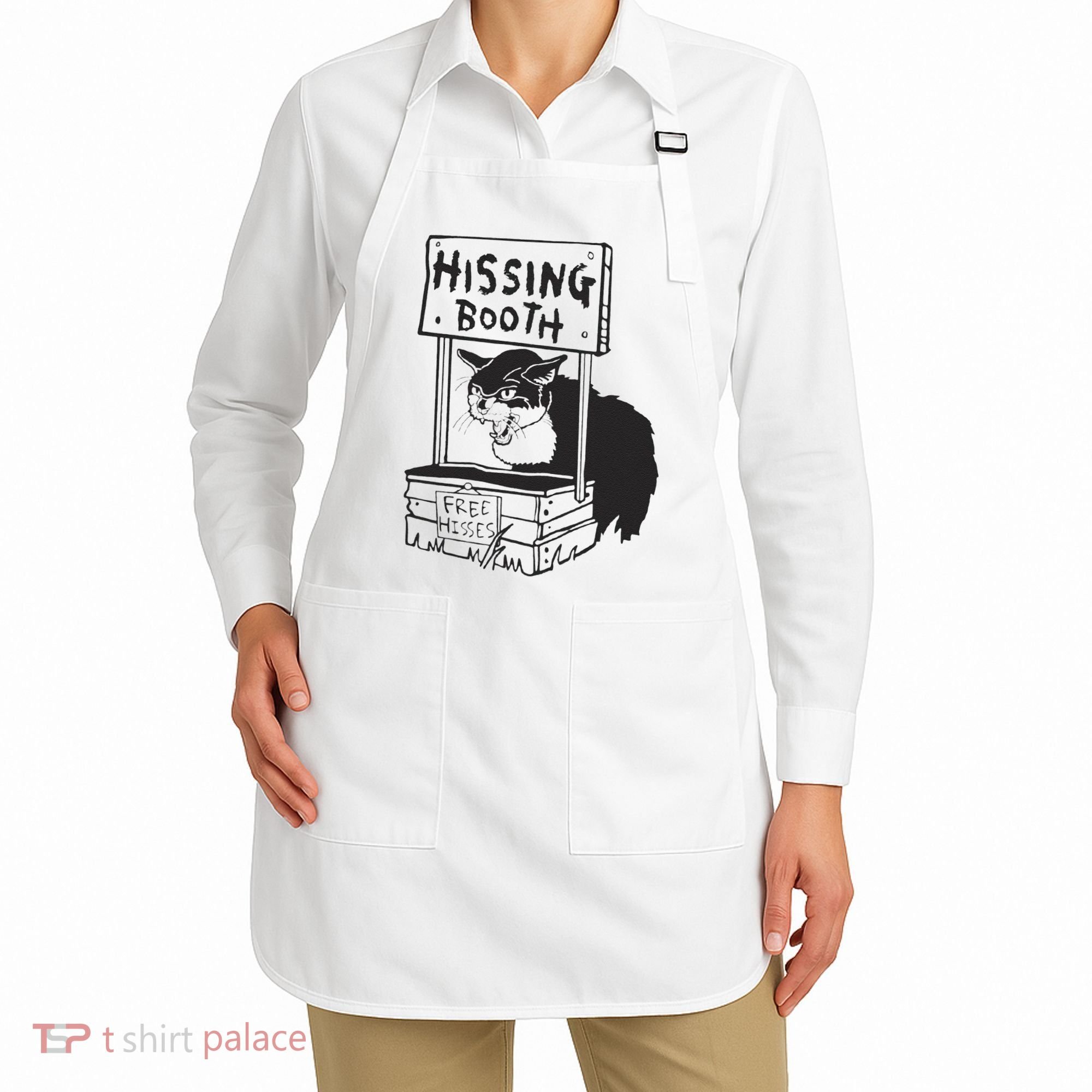 Cat Hissing Booth Free Hisses Apron