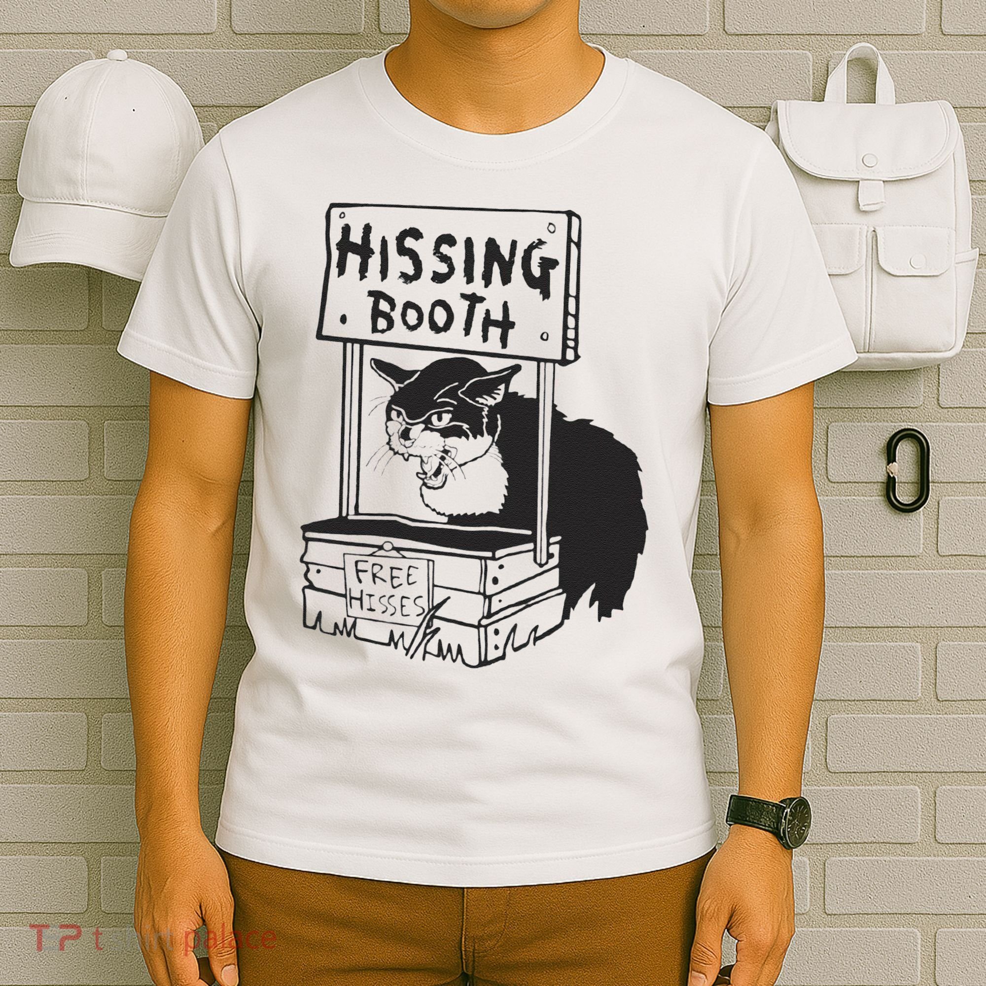 Cat Hissing Booth Free Hisses T-Shirt