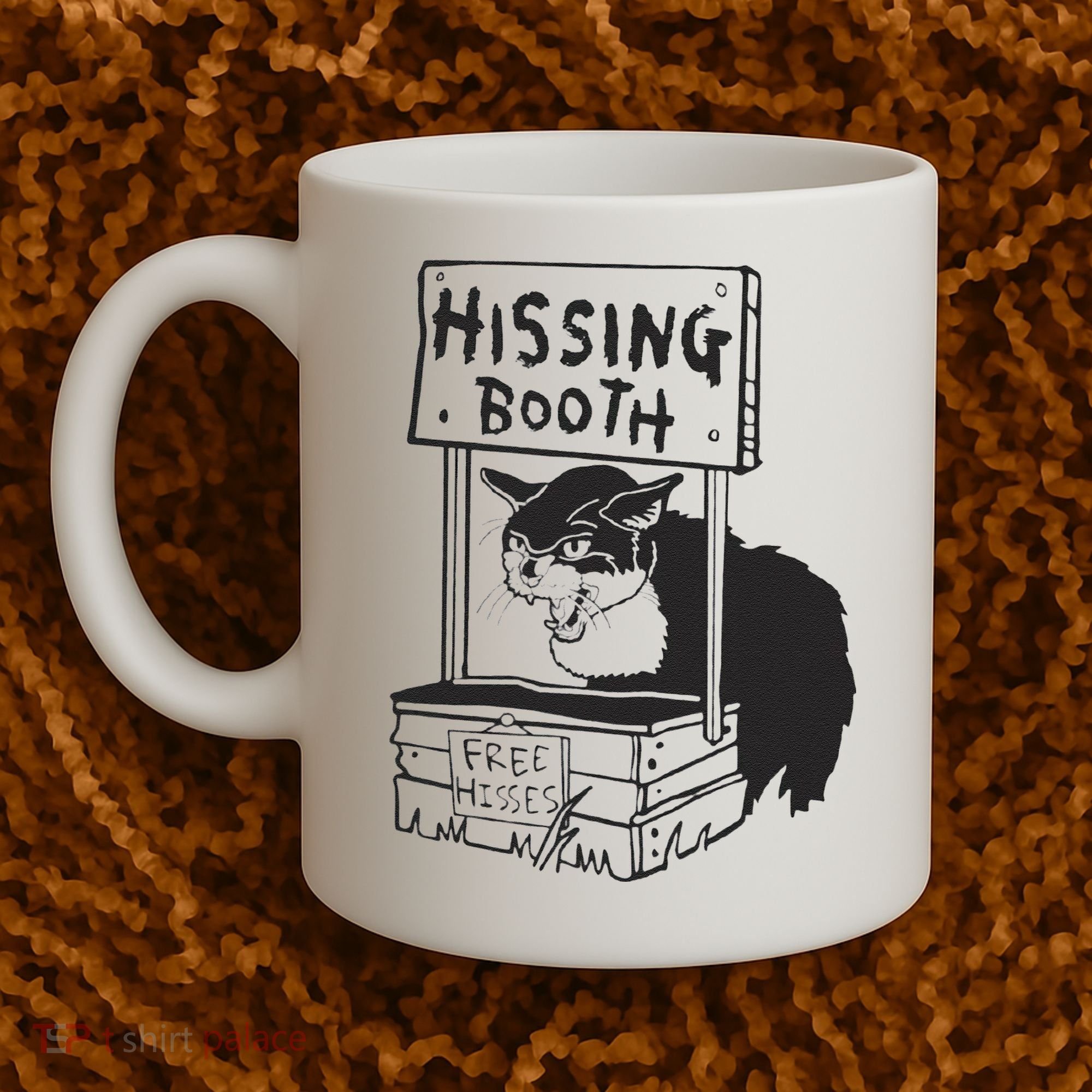 Cat Hissing Booth Free Hisses Coffee Mug