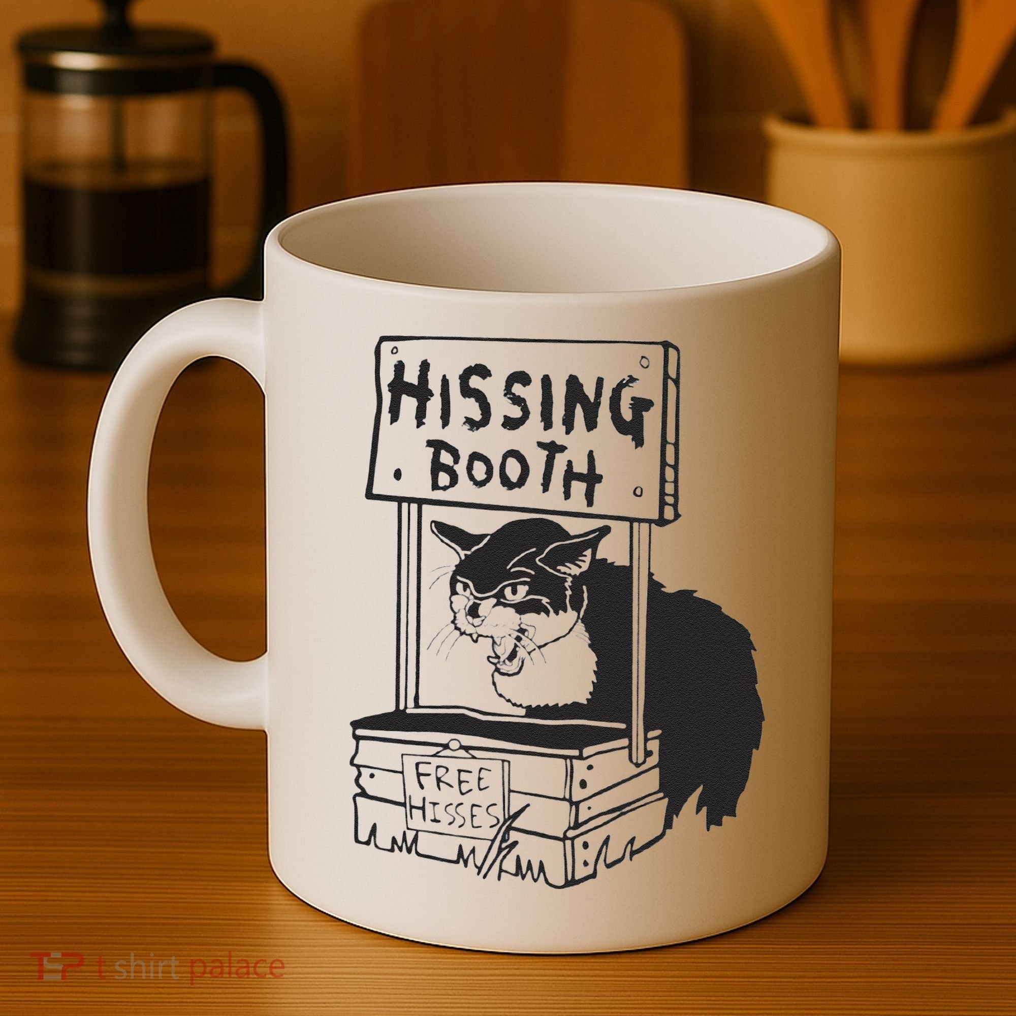 Cat Hissing Booth Free Hisses Coffee Mug