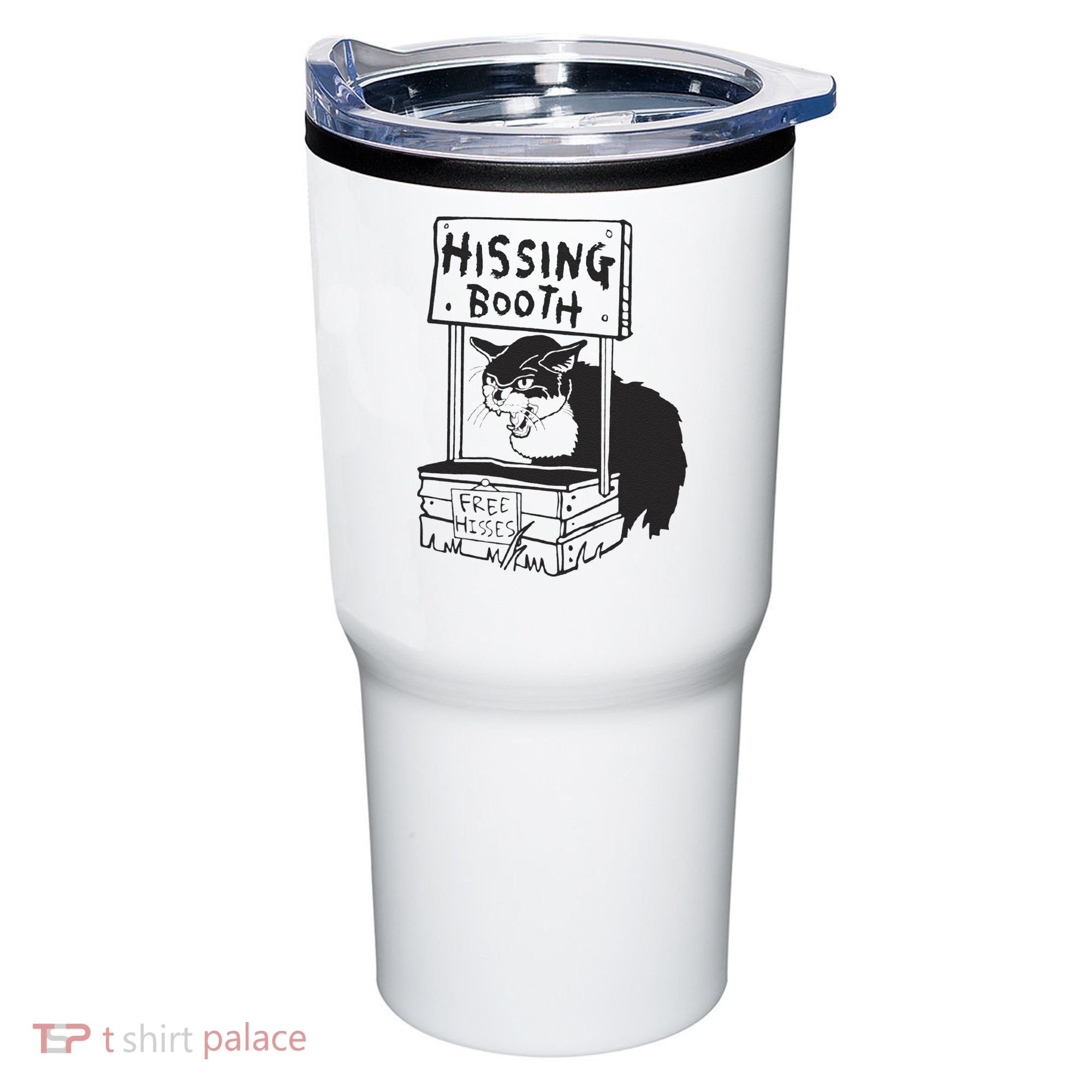 Cat Hissing Booth Free Hisses Tumbler
