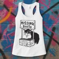 Cat Hissing Booth Free Hisses Women's Tank Top thumb 3