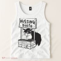 Cat Hissing Booth Free Hisses Tank Top thumb 2