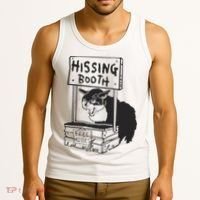 Cat Hissing Booth Free Hisses Tank Top thumb 3
