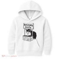Cat Hissing Booth Free Hisses Kids Hoodie thumb 0