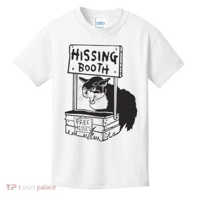 Cat Hissing Booth Free Hisses Kids T-Shirt