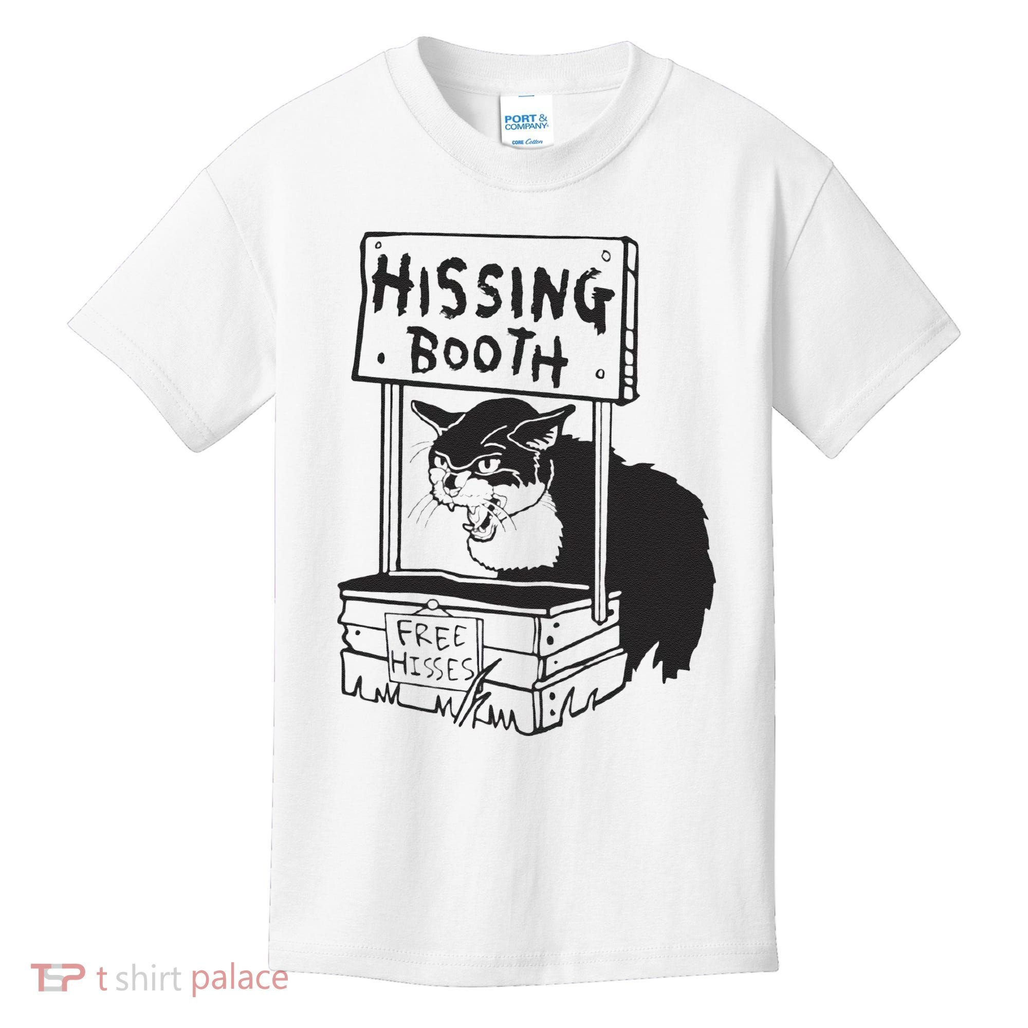 Cat Hissing Booth Free Hisses Kids T-Shirt
