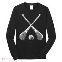 Crossed Hurling Bats Long Sleeve Shirt thumb 0