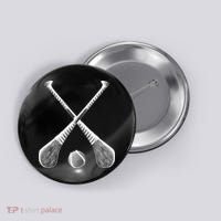 Crossed Hurling Bats Button thumb 0