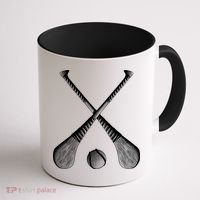 Crossed Hurling Bats Coffee Mug thumb 1